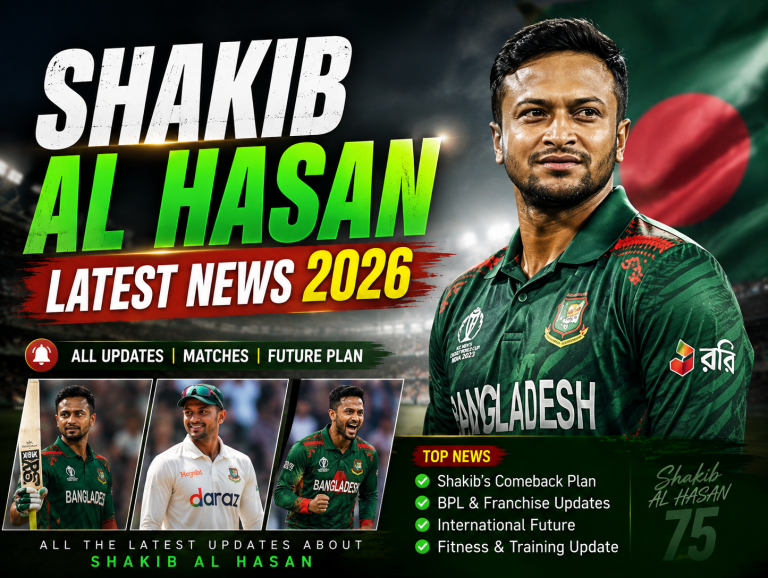 Shakib Al Hasan Latest News 2026