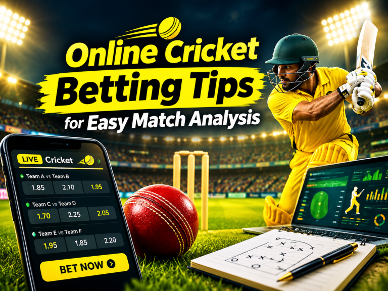 Online Cricket Betting Tips for Easy Match Analysis